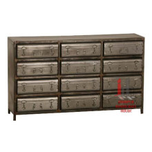 Eisen Koffer Schubladen SideBoard